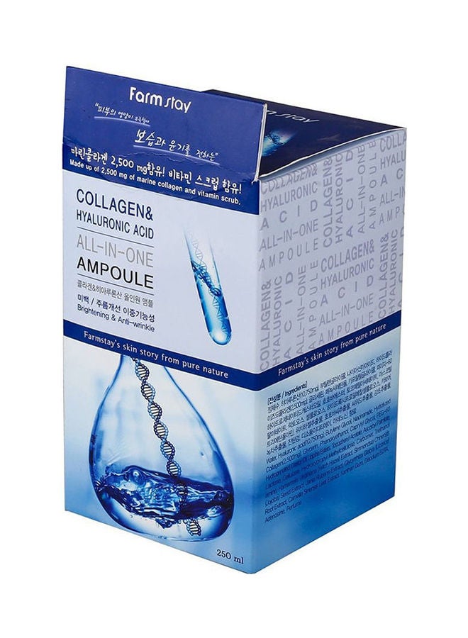 Farm Stay Collagen & Hyaluronic Acid All In One Ampoule - 2Pcs Blue 250ml - Image 2