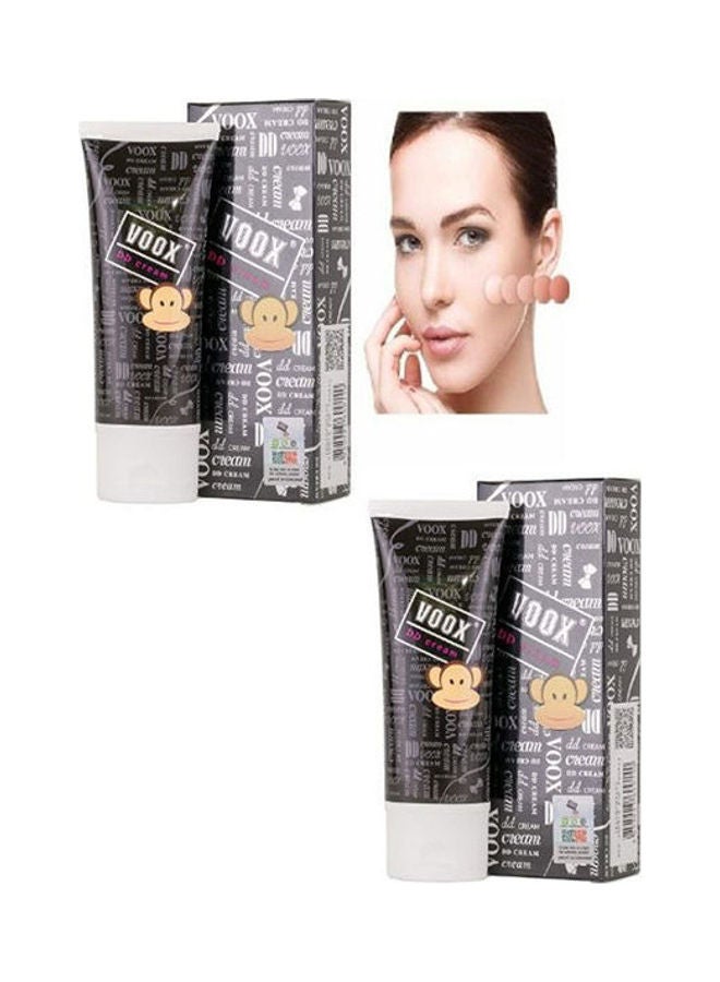 Voox - Dd Cream Whitening Body Lotion - 2 Pcs Black 100grams - Image 1