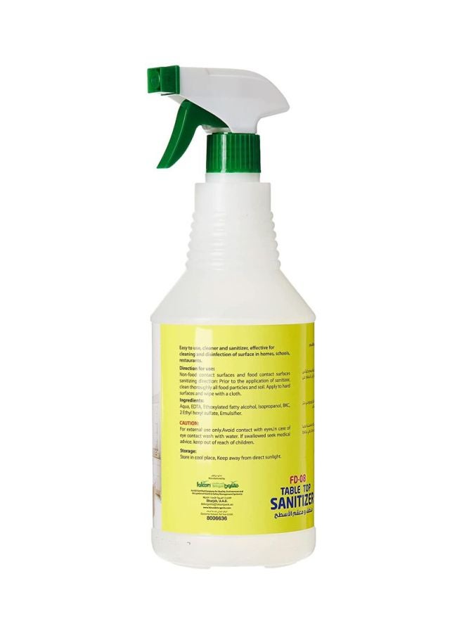 Falcon Table Top Sanitizer White 1Liters  - Image 2
