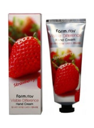 Visible Difference Hand Cream Strawberry -1Pcs Red 100grams - v1623430732/N48107420A_1