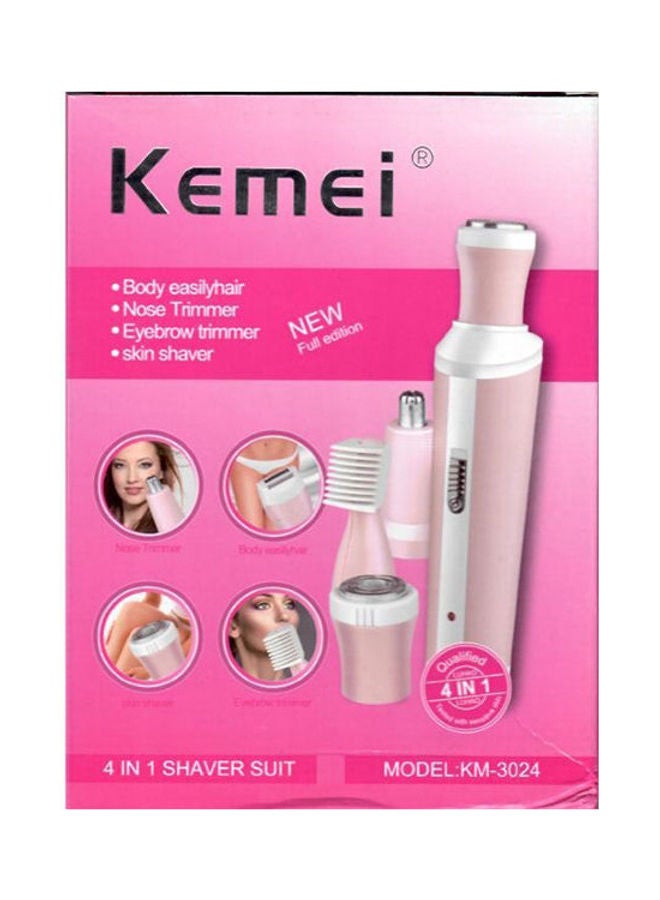 Kemei - Km-3024 4 In 1 Rechargeable Shaver Suit - Multicolour - Image 1