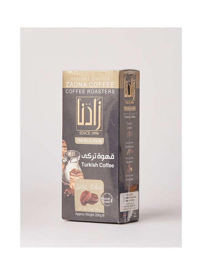 زادنا - علبة قهوة سادة غامق  مخصوص 200 جرام - Image 1
