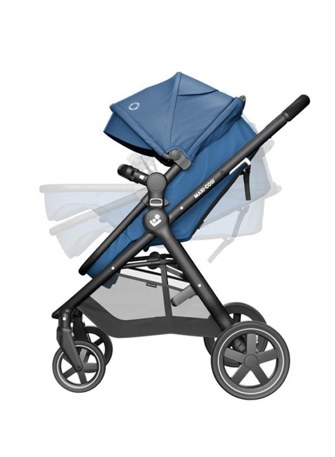 Zelia Stroller - Essential Blue