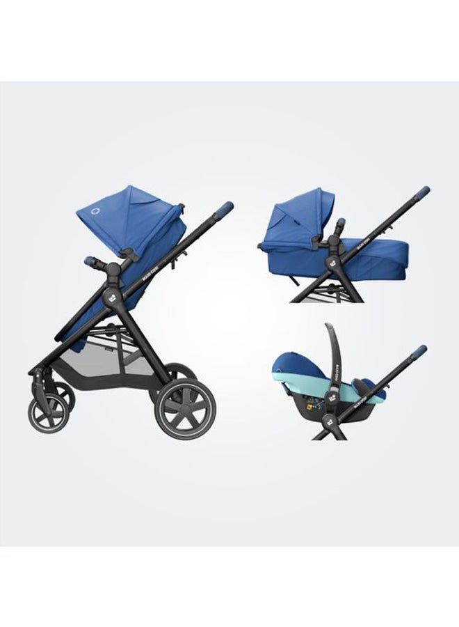 Zelia Stroller - Essential Blue