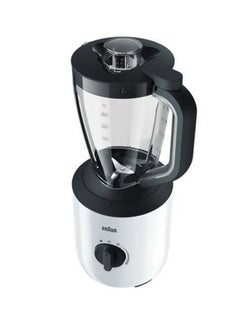 BRAUN Power Blender, Variable Speeds, Pulse function, Dishwasher Safe 2 L 800 W JB3100WH White/Black/Clear  - Image 2