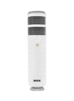 RODE Podcaster USB Microphone White/Black  - Image 1