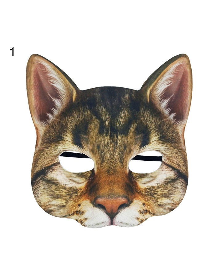 Lifelike Cat Half Face Cover Masquerade - Image 1