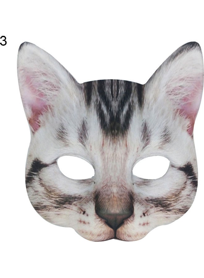 Lifelike Cat Half Face Cover Masquerade
