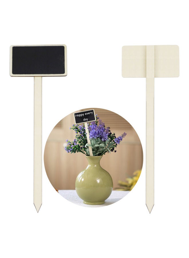 20-Piece Mini Wood Blackboard Pot Label Tags 24.7x7.4x0.5cm - Image 4