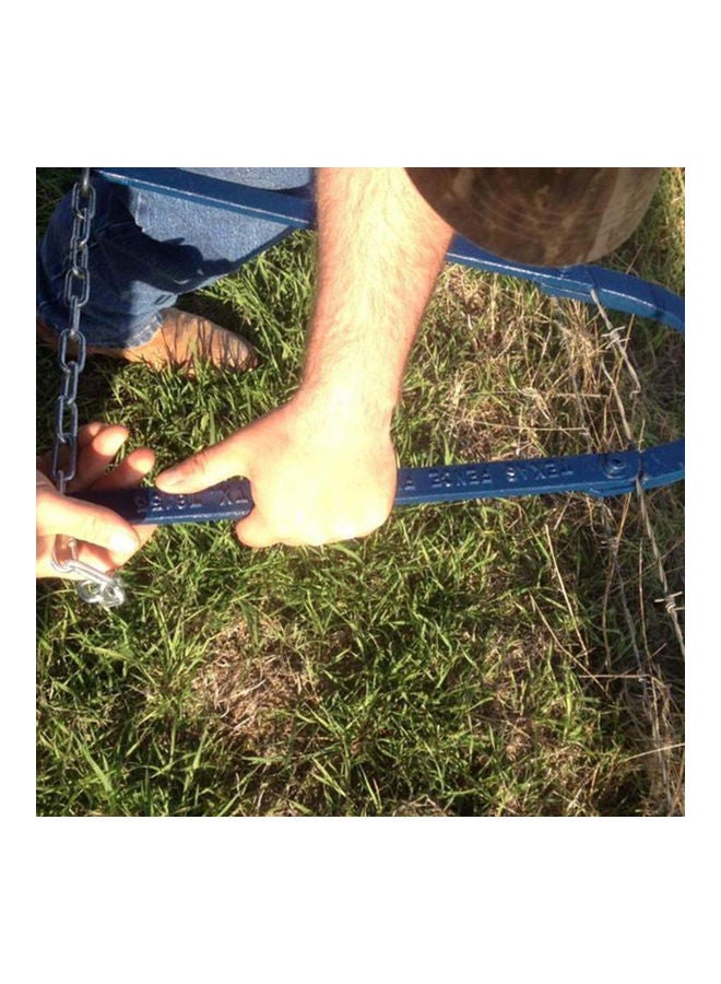 Generic Portable Garden Yard Farm Fence Tool Blue/Silver  - Image 4