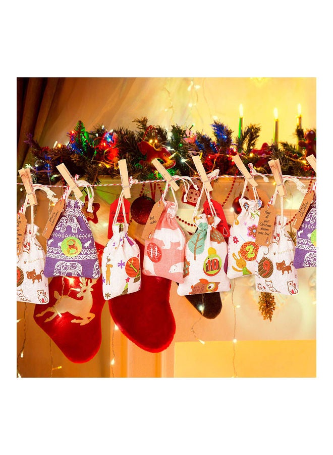 24-Piece Cartoon Print Candy Storage Bag - Image 2