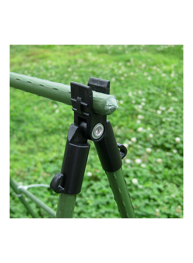 Generic 6-Piece Clip Awning Plant Bracket Pipe Support Holder Black  - Image 2