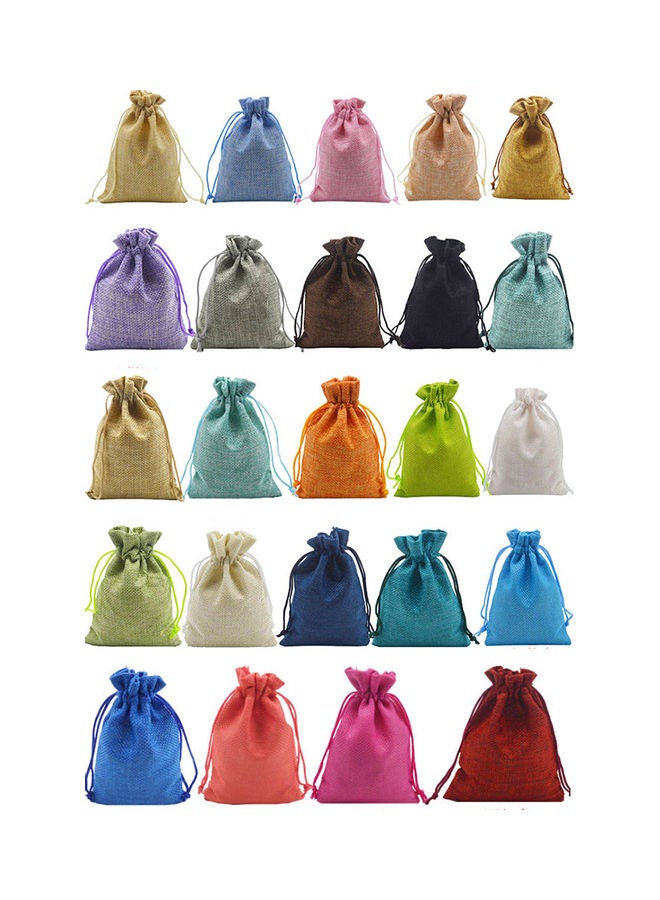 24-Piece Candy Storage Bag Drawstring Pouch Rope Clip Kit  - Image 1