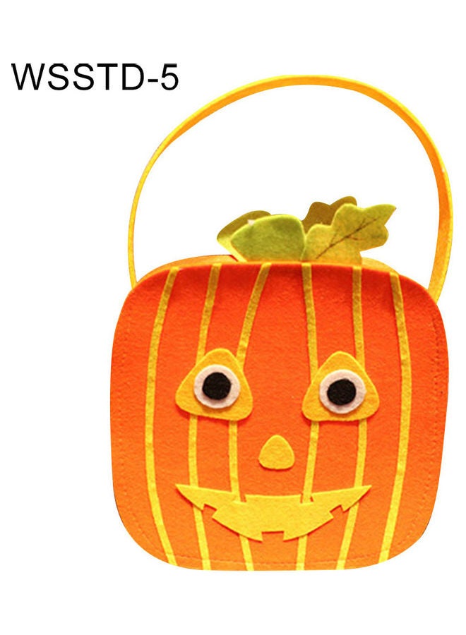 Cartoon Halloween Pumpkin Tote Bag for Kids 