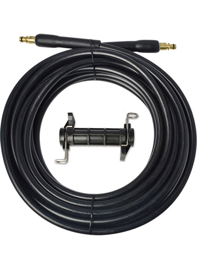 Generic - Pressure Washer Extension Hose Pipe With Connector For Karcher Cleaner Black/Gold/Silver - Image 1