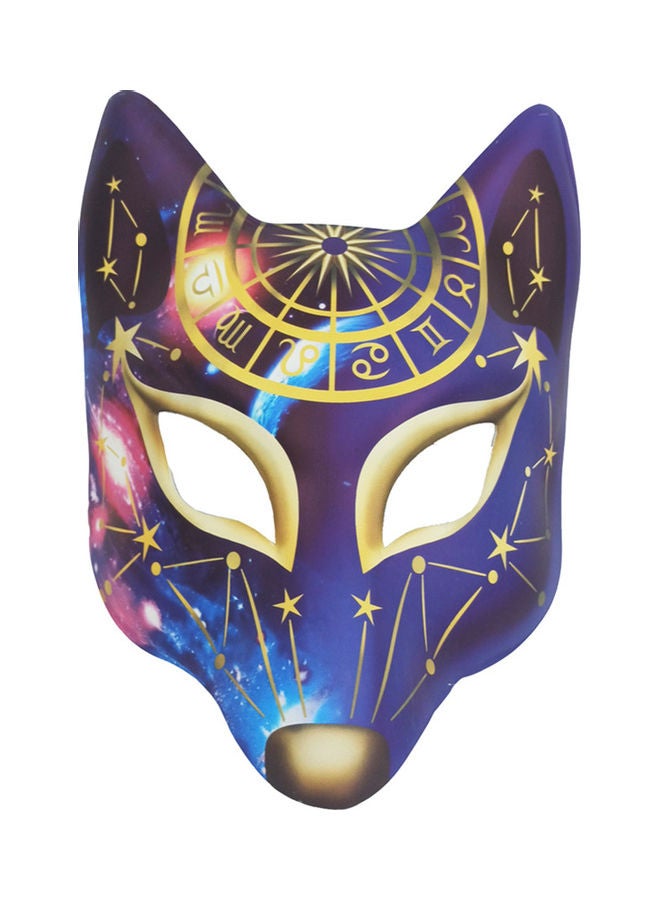Scary Constellation Flame Fox Full Face Cover Masquerade - Image 1