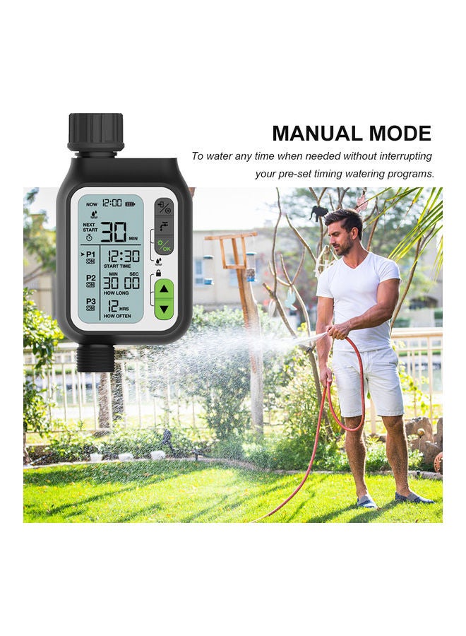 KKmoon Electronic Automatic Irrigation Timer With Large LCD Screen Black  - Image 4