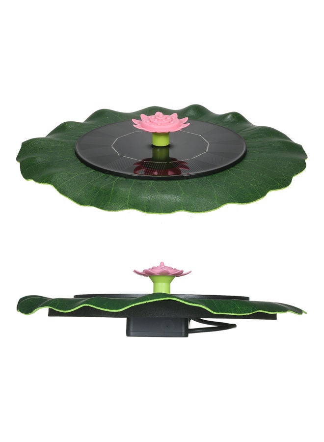 KKmoon Solar Powered Fountain Pumps In Lotus Leaf Shape Green  - Image 3