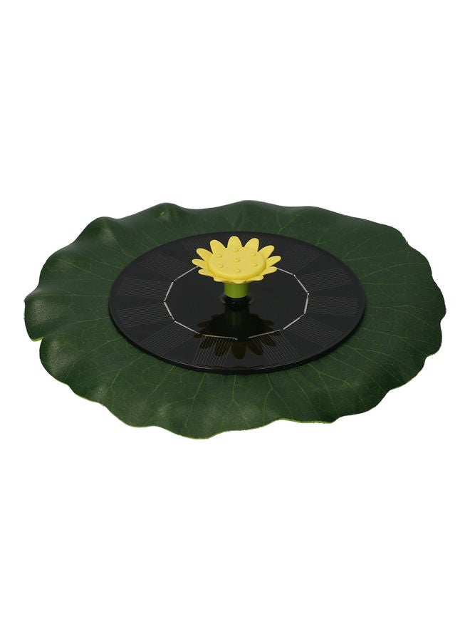KKmoon Solar Powered Fountain Pumps In Lotus Leaf Shape Green  - Image 4