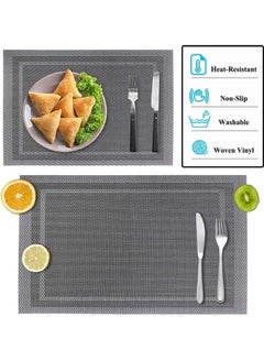 6-Piece Double Border Placemat Set Multicolour 45x30cm - v1623493607/N48112377A_4