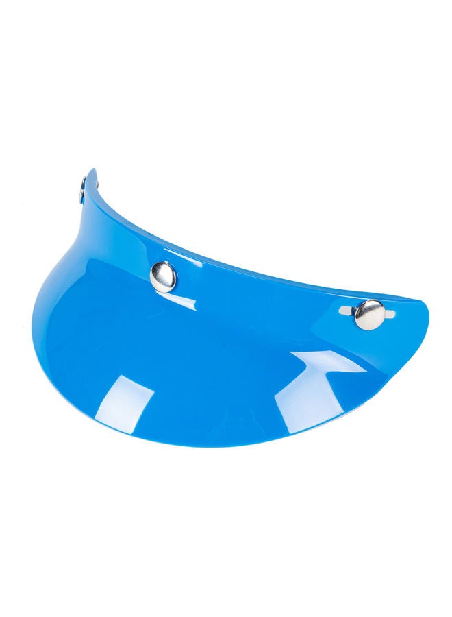 Generic 3 Snap-Button Lens Visor Flip Up Wind Shield  - Image 1