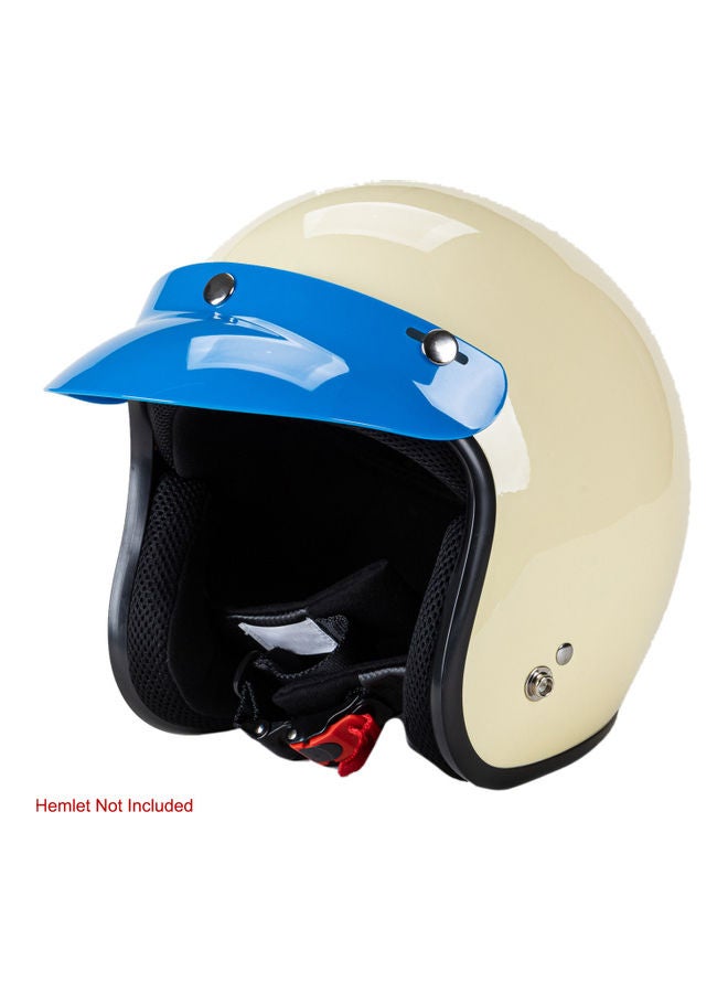 Generic 3 Snap-Button Lens Visor Flip Up Wind Shield  - Image 3