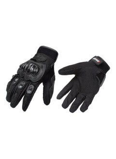 Generic Motorcycle Full Finger Gloves Black M  - Image 1