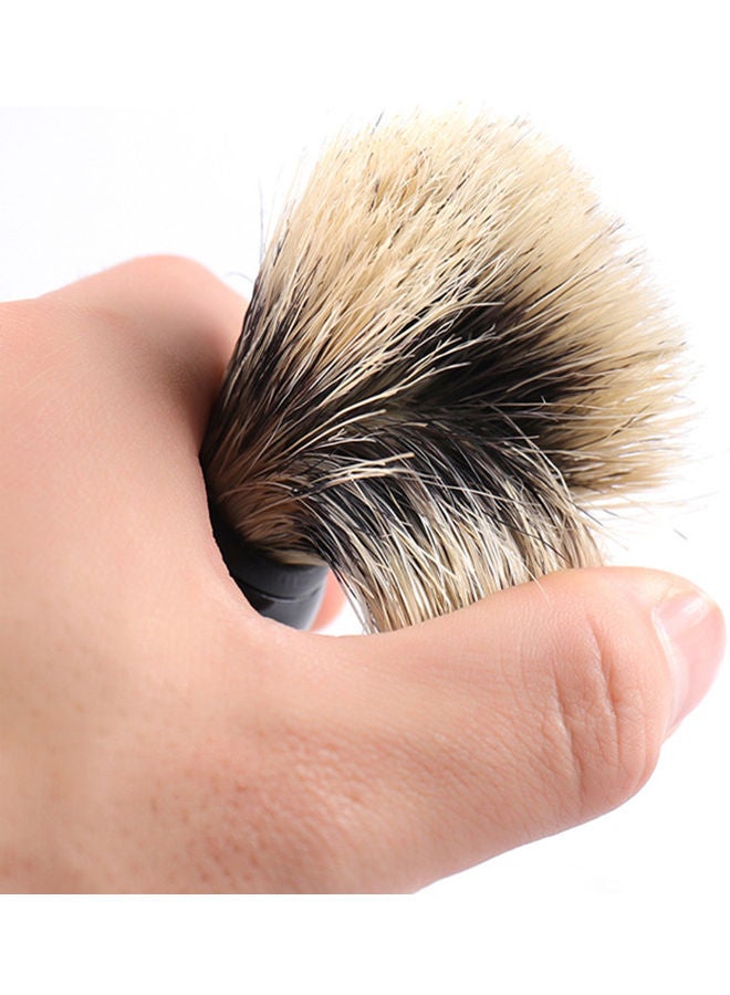 Beard Shaving Brush Black/Beige - Image 3