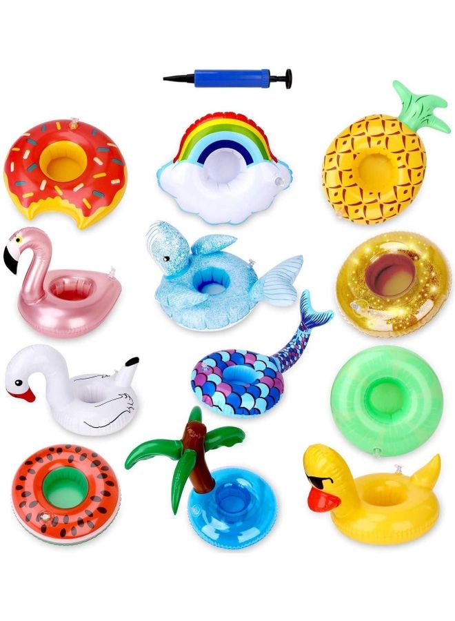 XiuWoo 12-Piece Inflatable Drink Holder - Image 1