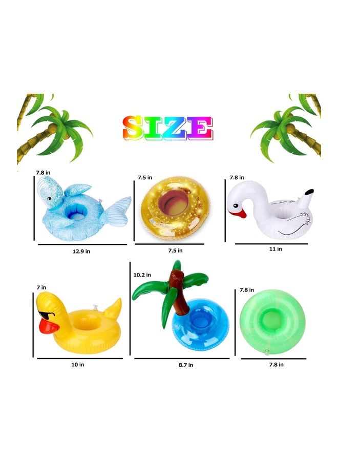 XiuWoo 12-Piece Inflatable Drink Holder - Image 2