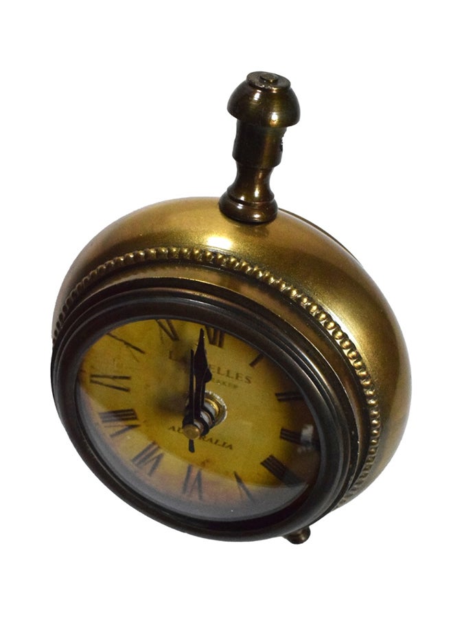 الب Antique Clock Gold 5inch - Image 2