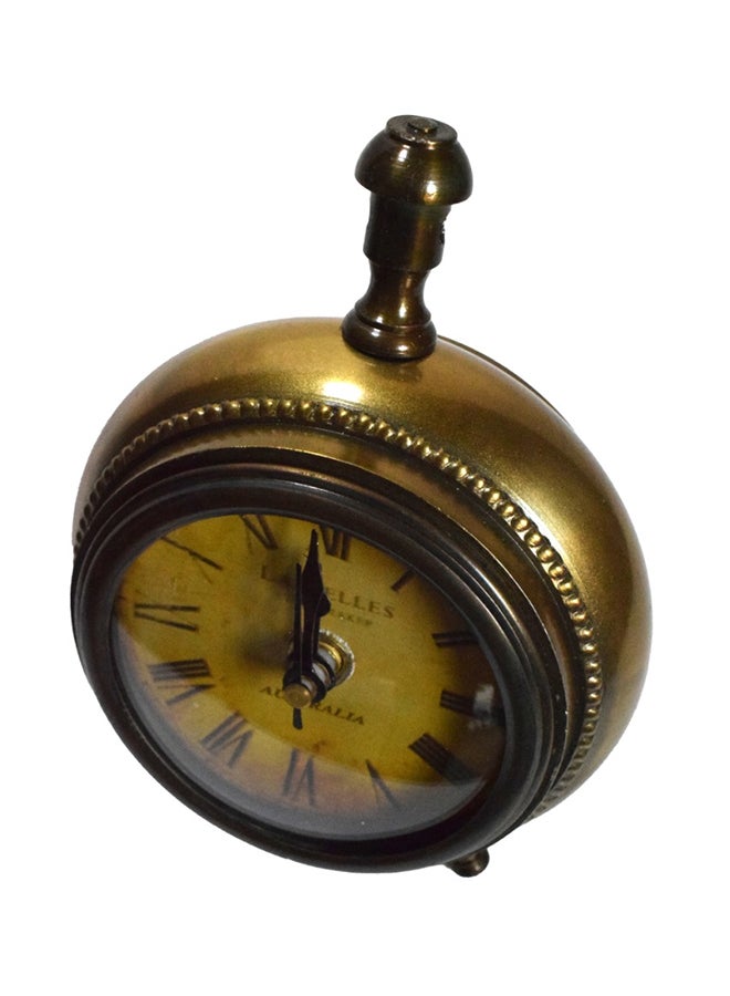 الب Antique Clock Gold 6inch - Image 1