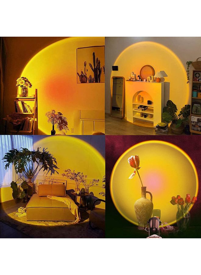 XiuWoo Night Light Sunset Projection Lamp Yellow - Image 2