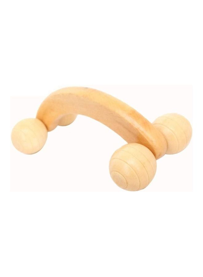 XiuWoo Wooden Relaxing Massage Tool With Four Wheels  - Image 1