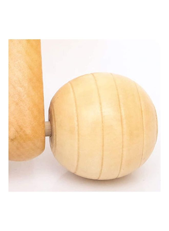 XiuWoo Wooden Relaxing Massage Tool With Four Wheels  - Image 4