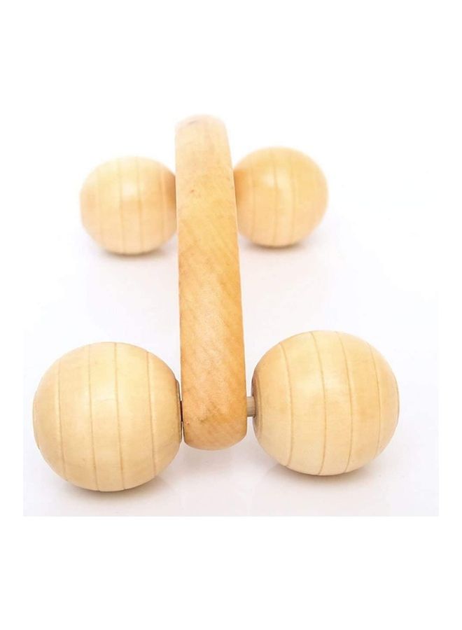 XiuWoo Wooden Relaxing Massage Tool With Four Wheels  - Image 5