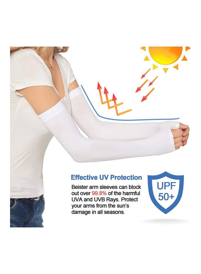 XiuWoo 6 Pairs UV Protection Cooling Arm Sleeves one size - Image 2