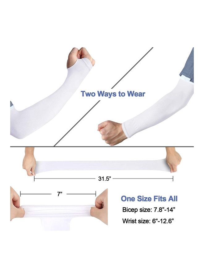 XiuWoo 6 Pairs UV Protection Cooling Arm Sleeves one size - Image 3