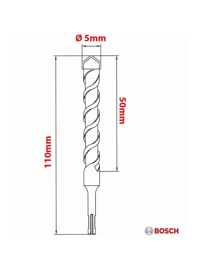 بوش لُقم مثقاب للبناء طراز 2608597667 فضي - Image 2