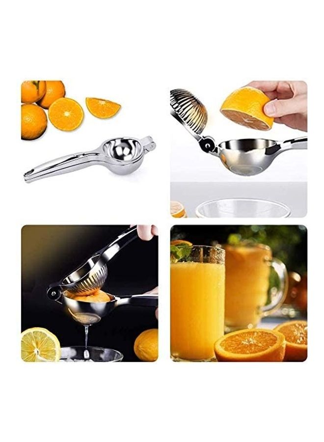 شو وو عصارة ليمون من الستانلس ستيل فضي - Image 3