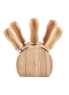 5-Piece Cheese Knife Set Multicolour