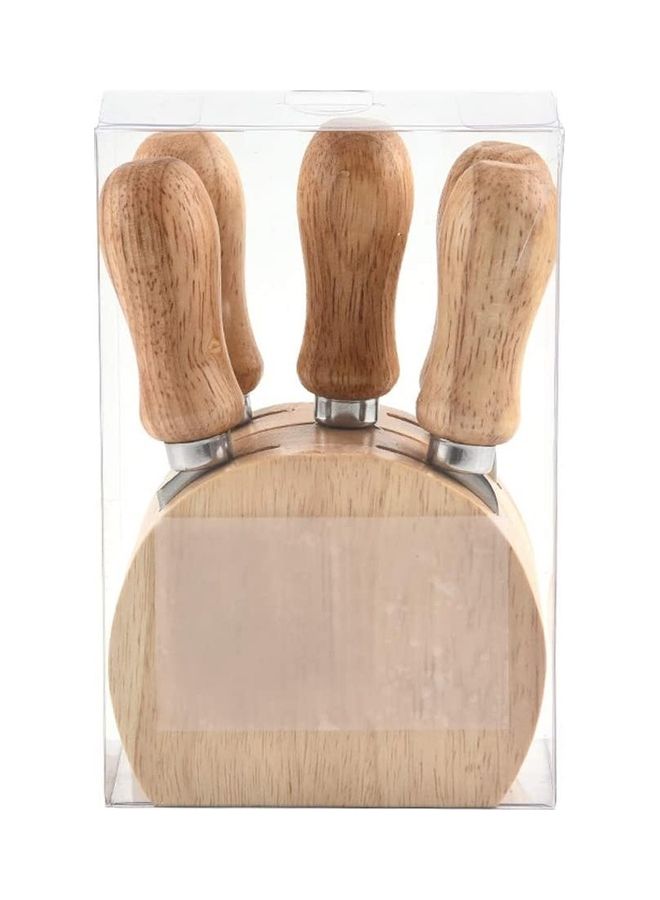 XiuWoo - 5-Piece Cheese Knife Set Multicolour - Image 1