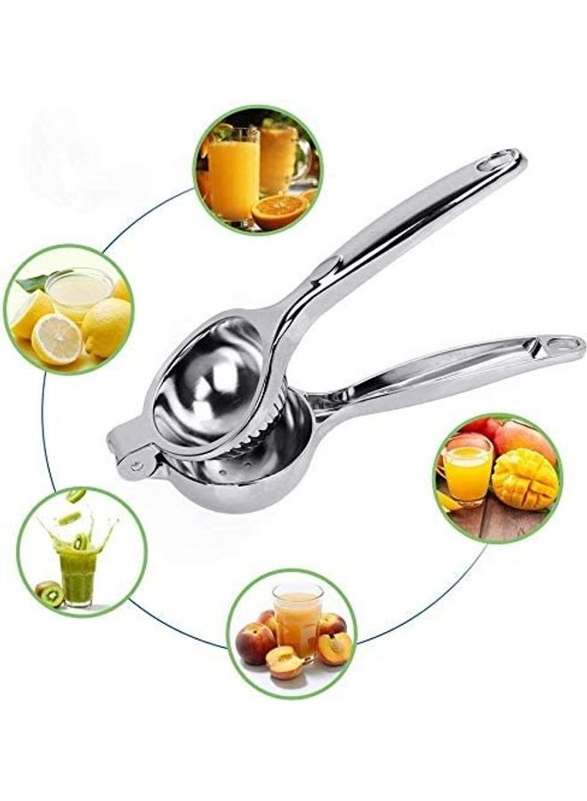 شو وو عصارة ليمون من الستانلس ستيل فضي - Image 4