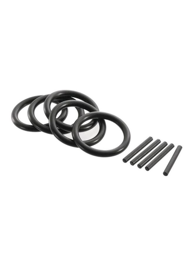 EXPERT 10-Piece Ring And Pin Set Grey 