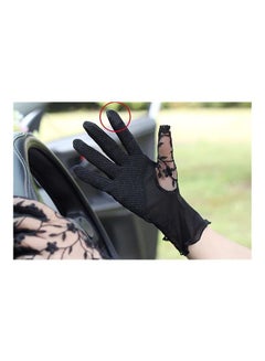 XiuWoo Lace Sun Protection Driving Gloves One Size  - Image 2