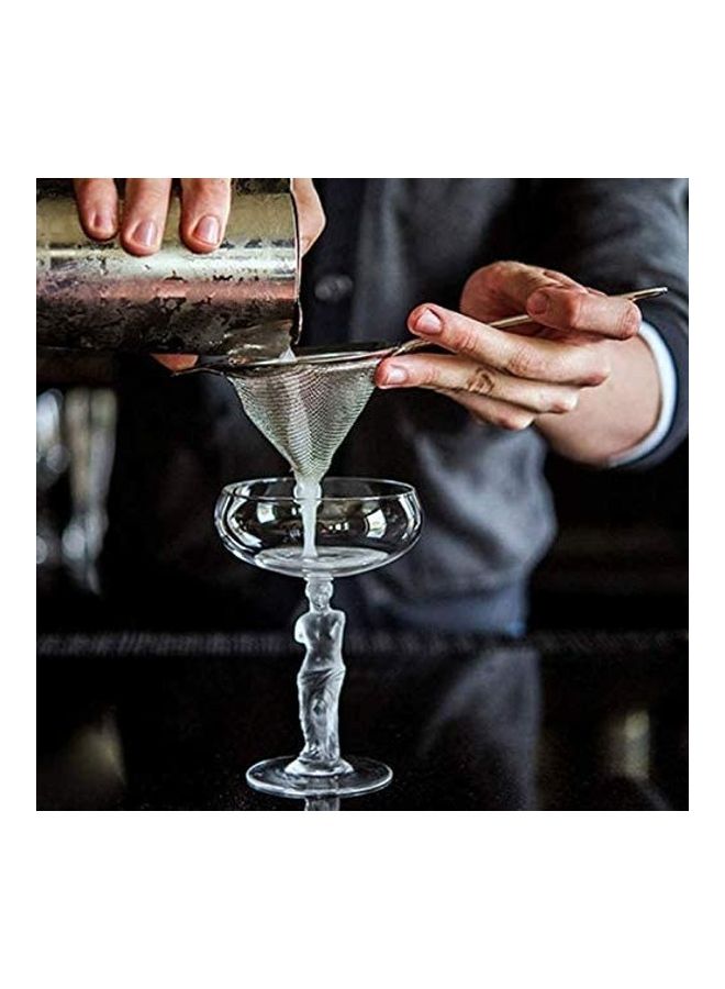 XiuWoo Fine Mesh Strainer With Sturdy Handle Silver - Image 3