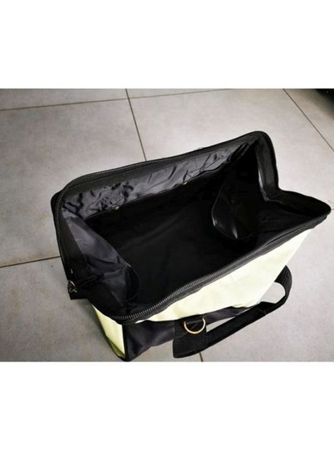 Jetech Water Resistant Tool Bag Black/Light Green 39x26x7cm - Image 2