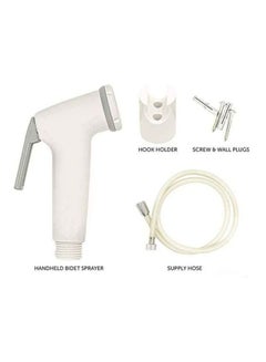 NOVA Shut-Off Hand Shower Set White/Grey  - Image 3