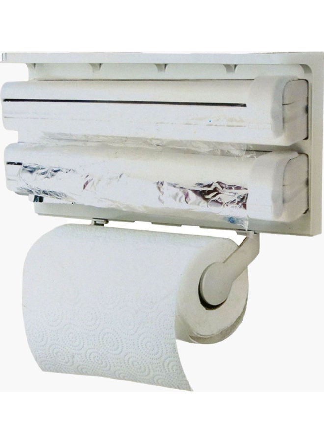 Home Box 3-In-1 Paper Dispenser White 19.5x38cm  - Image 1
