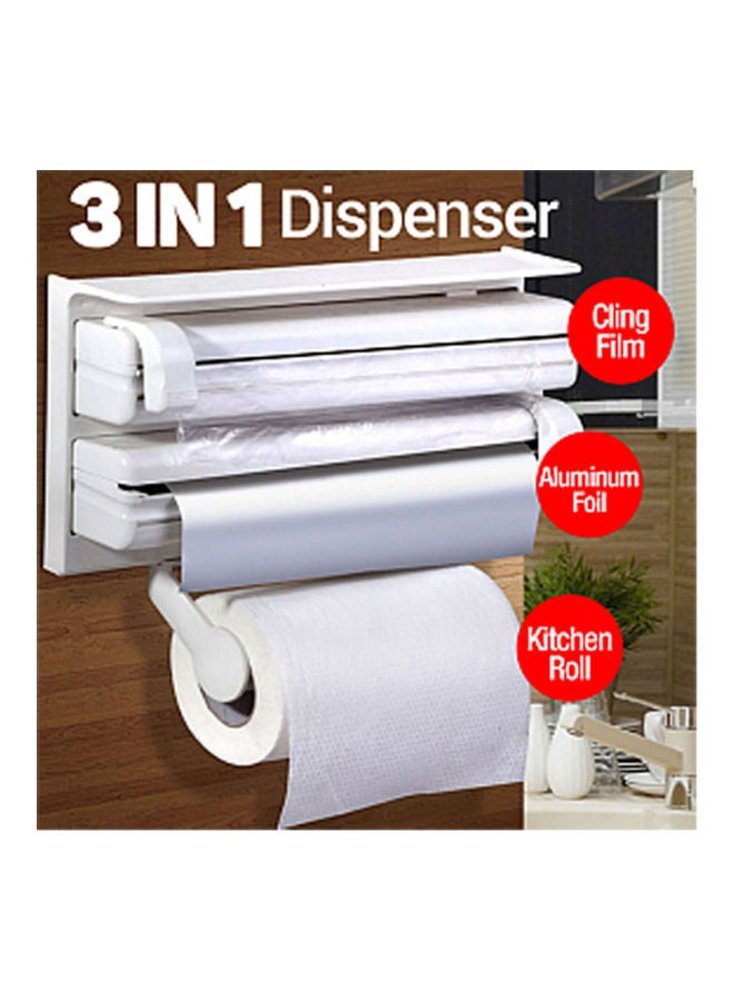 Home Box 3-In-1 Paper Dispenser White 19.5x38cm  - Image 2